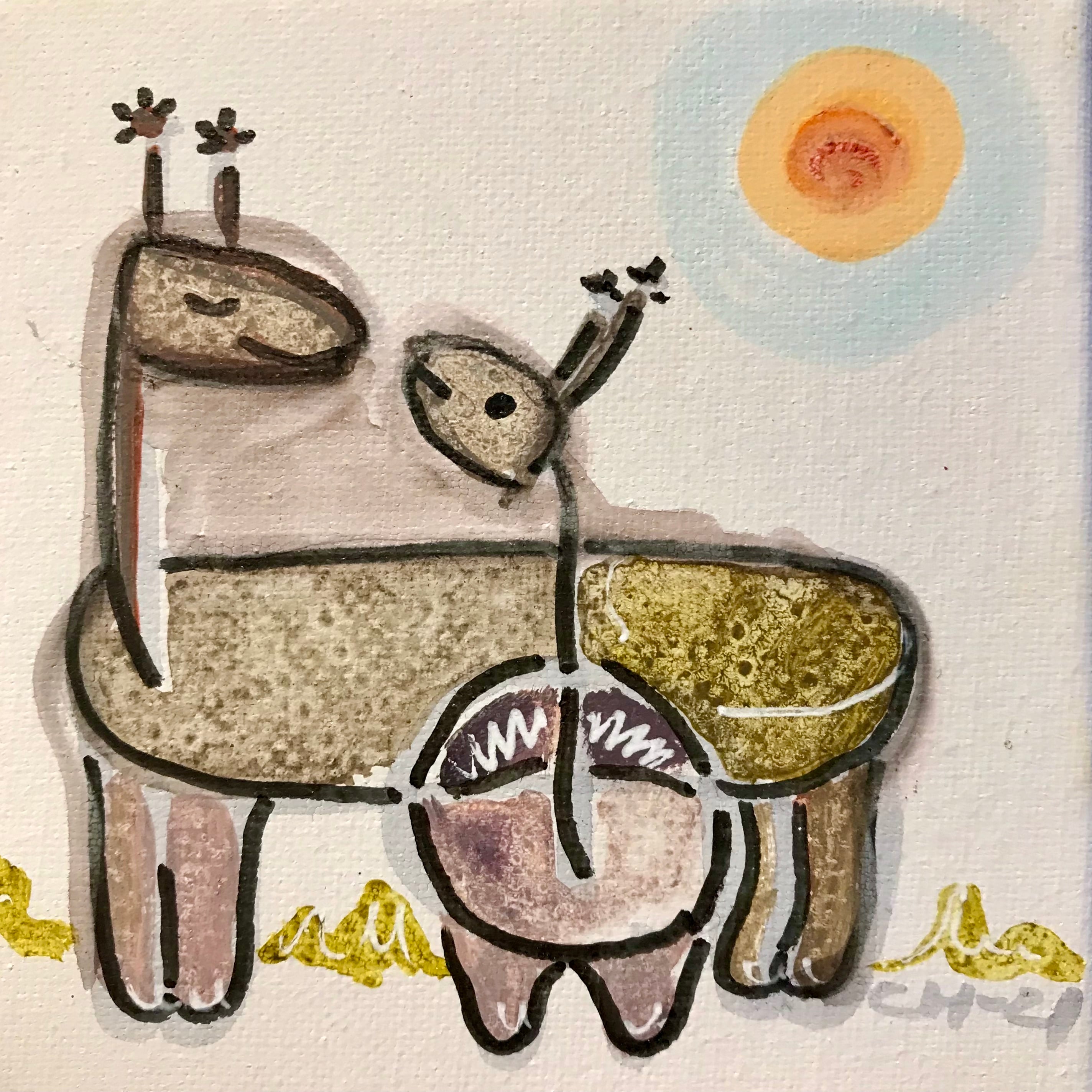 Chantal Jonassen, enfantd´art, menneskeliggjorte dyr, , maleri for børn og barnlige sjæle, Danmark, humor, naivistisk, kunst,humanized animals, , painting for children and childish souls, Denmark, humor, naive, art, Børnemalerier, art, kunst, børnekunst, enfantd´art