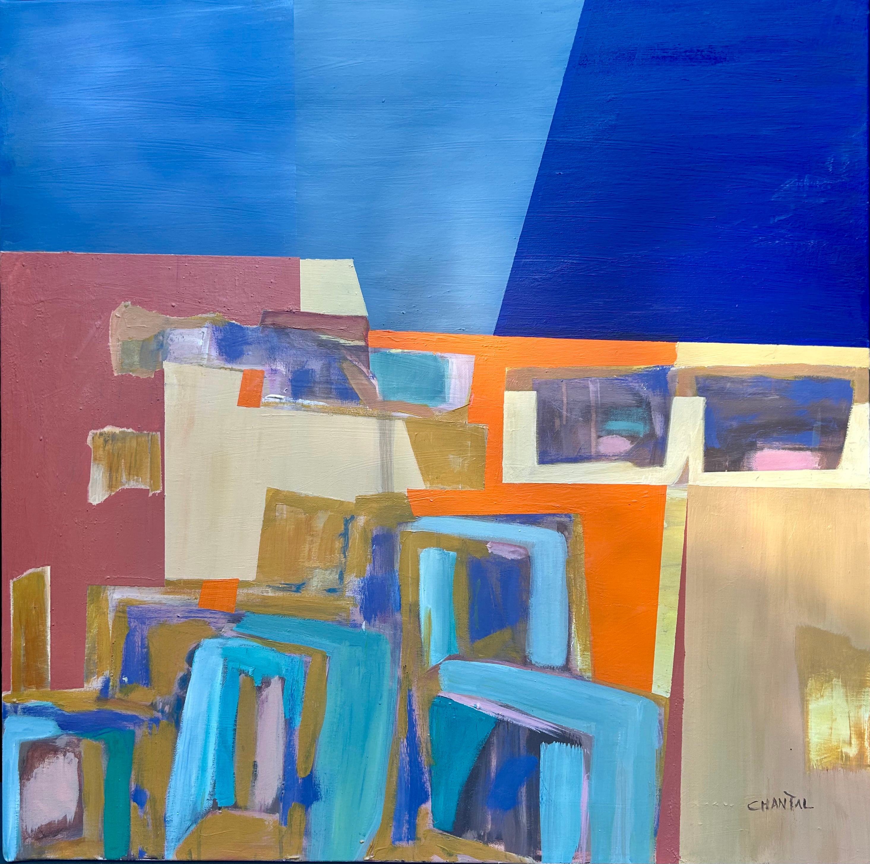 Chantal Jonassen, galleri, Mols, Rønde, Syddjurs, art, kunst, maleri, painting, Bilder, ekspressiv, Rum, room